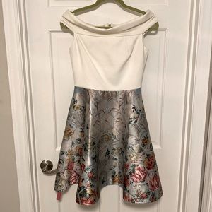 Ted Baker London NEW Sz 2 Formal Dress w Floral Design - Perf for Spring Summer